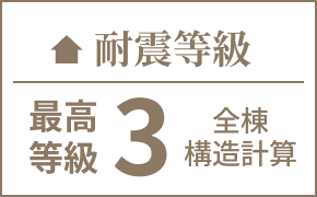 耐震等級最高等級3全棟構造計算